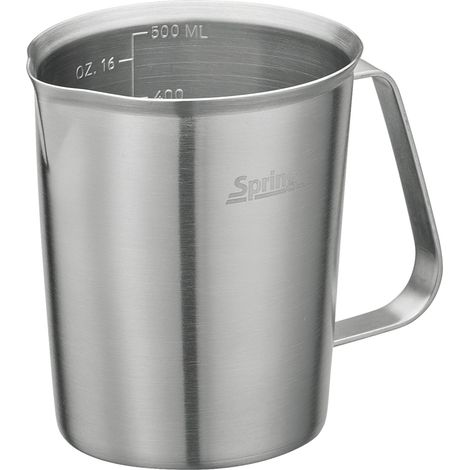 Jarra medidora Spring Tools, acero inoxidable, 0,5 l, diámetro 9 x 10,5 cm