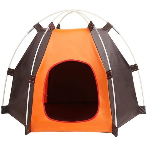 Tente portable pliable pour chien et chat, abri d'extérieur étanche pour animaux Wigwam (1/3)
