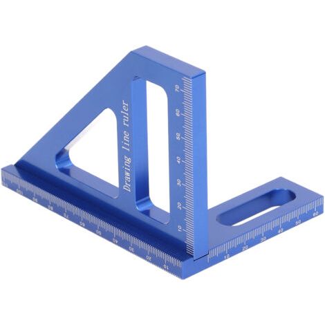 Präziser und effizienter Winkelmesser (45°-90°) aus Aluminiumlegierung zum Anzeichnen und für Holzarbeiten (1/5)