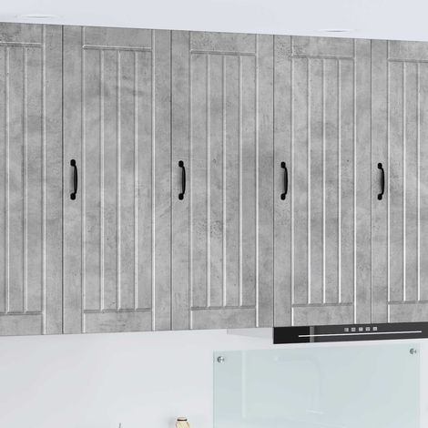 Küchenschrank Lucca Betongrau 40 x 31 x 100 cm Holzwerkstoff