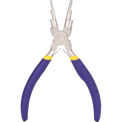 Pince, pince à bijoux à nez rond en acier au carbone outil à main multifonctionnel pour la fabrication de bijoux (1/5)
