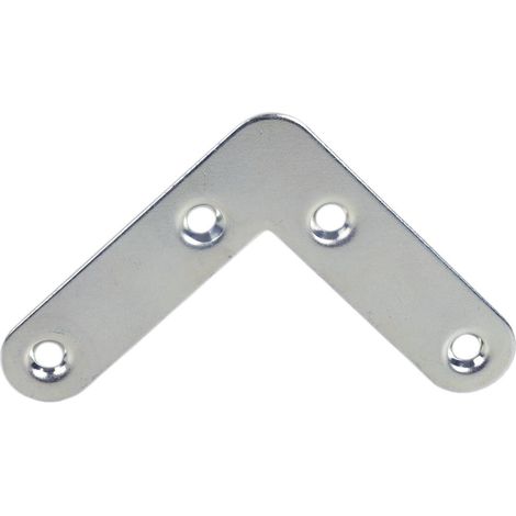 COFAN escuadra plana 40 mm caja 40 unid. , Escuadra plana metálica destinada a aumentar la estabilidad de los componentes en la construcción de cualquier estructura o mueble. Ase