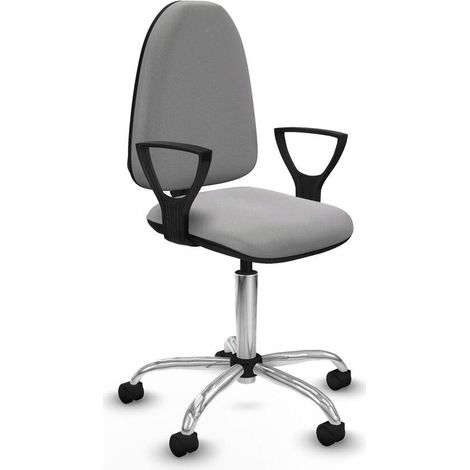Piqueras y Crespo Aýna chaise bureau gris clair confortable