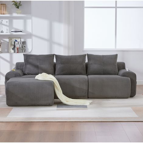 sofá modular 3 plazas con almacenaje 268x174 cm OKMYHOME (1/5)