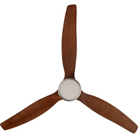 Mellerware - Brizy Bright - Ventilatore da soffitto - Legno scuro - LED 45W con telecomando (1/3)