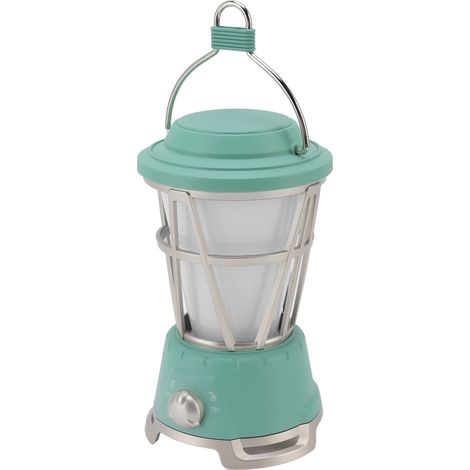 Lampes de camping rétro à piles pour tente, avec flamme rouge et blanche, et lumière verte. (1/5)