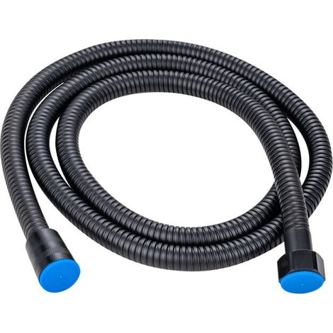 Tuyau de douche noir de 1,5 m tuyau de douche tuyau en acier inoxydable anti-déflagrant anti-fuitedurable (1/5)