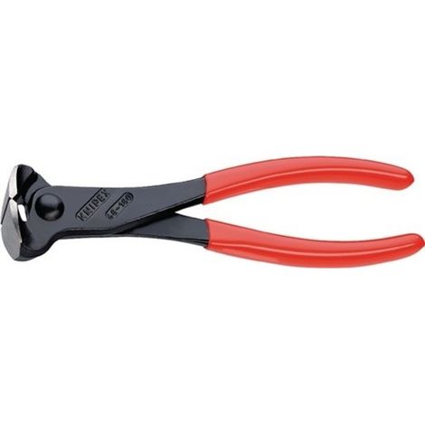 Alicate corte frontal 160mm negro max 4,00 m/plas 68 01 160