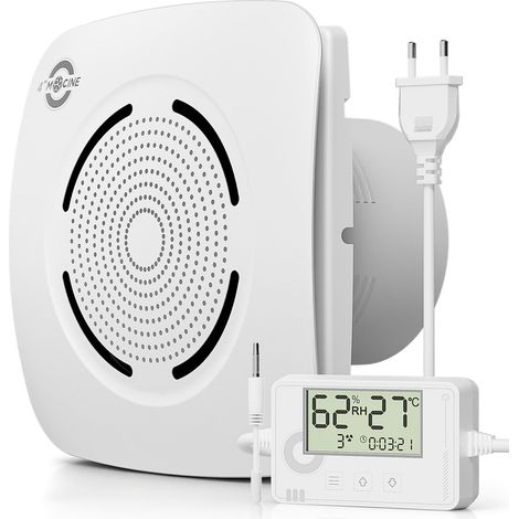 Extracteur Salle de Bain 100mm avec Capteur Humidité/Température, W8 (1/5)
