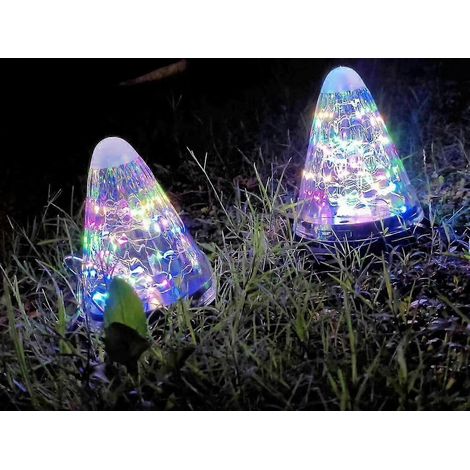 Tube lumineux solaire en fil de cuivre et PVC, étanche (multicolore) (1/3)