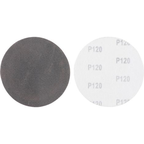 Jeu de disques abrasifs grain 120 carbure de silicium 10 pièces BGS
