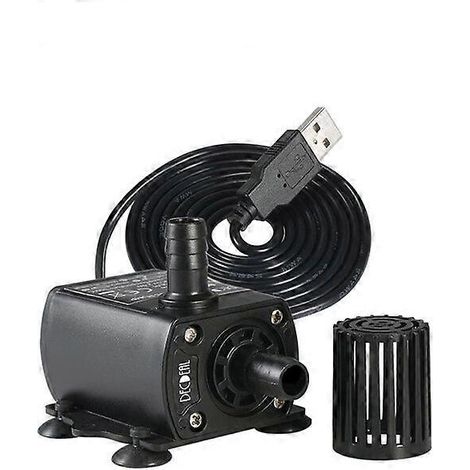 Pompe de bassin, petite pompe de fontaine, pompe submersible (250 L/h) pour eau de bassin (1/5)
