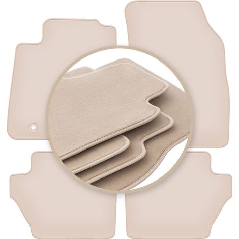 Tappetini beige PREMIUM per: Ford Fiesta MK7 hatchback 2008-2011