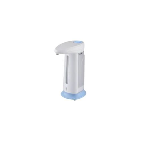 Distributeur automatique de savon, gel hydroalcoolique 360 ml gris et blanc soap dispenser auto dispenser (1/4)