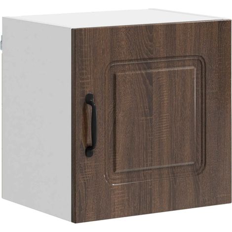 Armario de cocina rectangular moderno almacenamiento interior 40 x 31 x 40 cm de madera contrachapada roble marrón 020053567 (1/5)