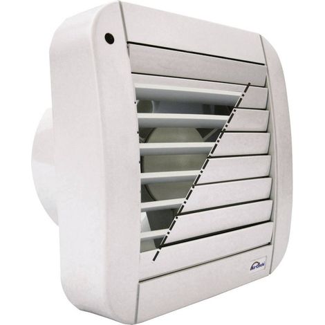 Wallair ECO 100 A Ventilateur mural et de plafond 230 V 90 m³/h 10 cm (1/2)
