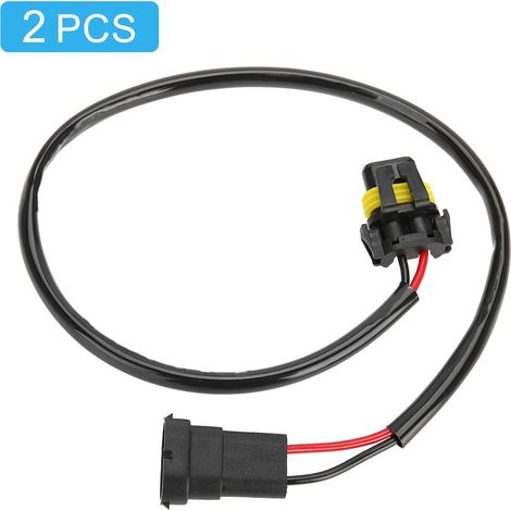 2 H11 9006 Steckeradapter für Nebelscheinwerfer, Umrüstkabel, Austauschset (1/5)