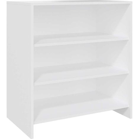 Maison Exclusive - Aparador de madera contrachapada blanco 70x40, (1/5)