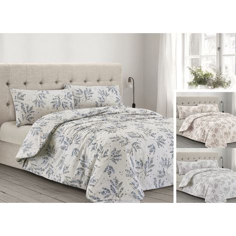 Copripiumino Sacco Piumone 100% Cotone Made In Italy Disegno Sambuco, misuraMatrimonialecolorePerla (1/5)