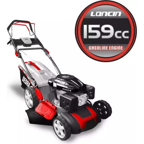 Tondeuse à gazon à essence DEDRA 46 cm - moteur Loncin puissant, facile à utiliser (1/3)