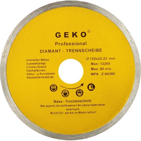 Disco de 125 mm de diámetro, Geko Profi completo (100)