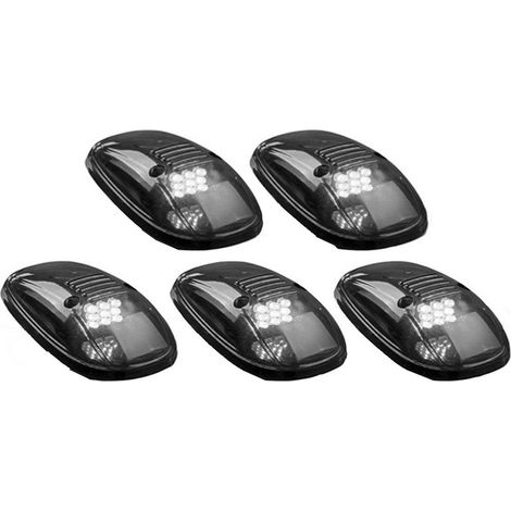 5 Lumières de toit solaires pour camion, LED étanches sans perçage, décoration véhicule et maison (1/5)