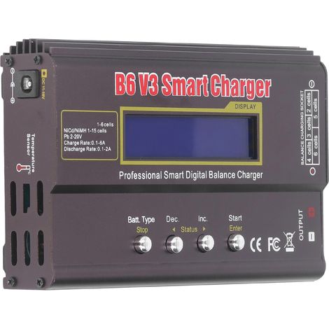 Chargeur/déchargeur équilibré et rapide 80 A pour batterie LiPo automobile 100-240 V CA (1/5)