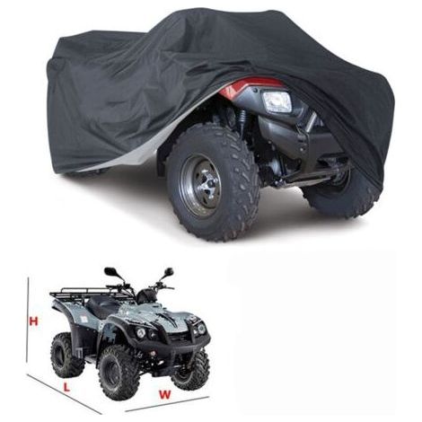 Housse bâche protection ATV quad 145×85×98cm – Imperméable Oxford – Anti UV – Ajustement élastique – Résistante aux intempéries