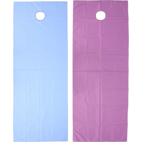 Housse de table de massage imperméable pour spa et salon de beauté (75x200cm, trou ouvert, bleu violet) (1/5)