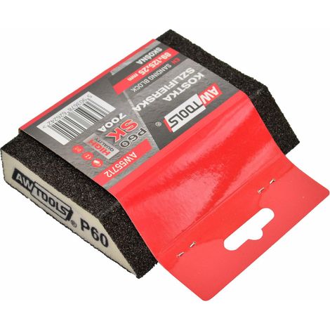 Schleifblock awtools sk700a Polyurethanschaum 12,6x3,4 cm (1/3)