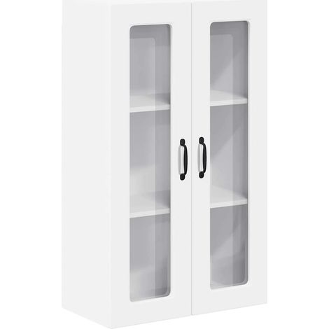 Meuble Haut De Cuisine - Armoire de cuisine Blanc 60 x 31 x 100 cm Bois d'ingénierie fr31776 (1/5)