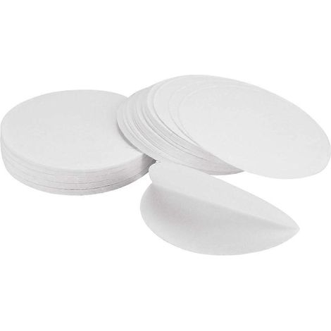 100 Blatt qualitatives Filterpapier, runde Öltestpapier-Filterscheiben für Labore-9X9CM-White (1/3)