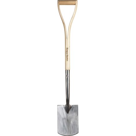Kent & Stowe Vanga da giardino per bambini – Vanga da giardino leggera in acciaio inossidabile con manico in frassino, lunghezza: 71 cm (1/2)