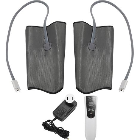Appareil de massage chauffant pour jambes, compression d'air pour mollets, soulagement automatique de la douleur, 100-240 V, prise américaine-AquaForge