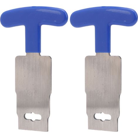 Lot de 2 clés de dévissage bouchon piscine acier inoxydable poignée caoutchouc pour hydrojet spa SP1419A SP1419E (1/5)