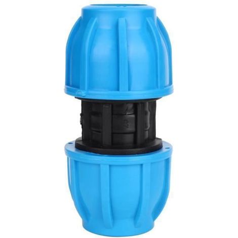 Raccord Tuyau Eau Droit - PE Polyéthylène - Diamètre 25 mm - Pour Raccordement Irrigation Jardin (1/4)