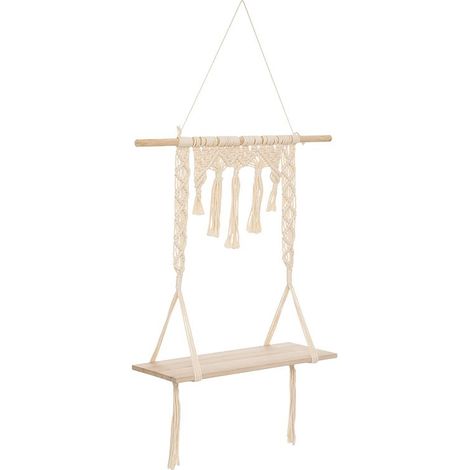 Estantería de pared - madera - marfil - 60x80 cm - Atmosphera créateur d'intérieur (1/3)