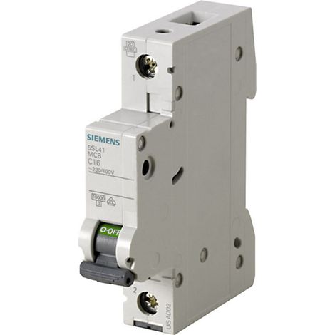 Siemens 5SL41106 5SL4110-6 Leitungsschutzschalter 1polig 10 A 230 V, 400 V (1/2)