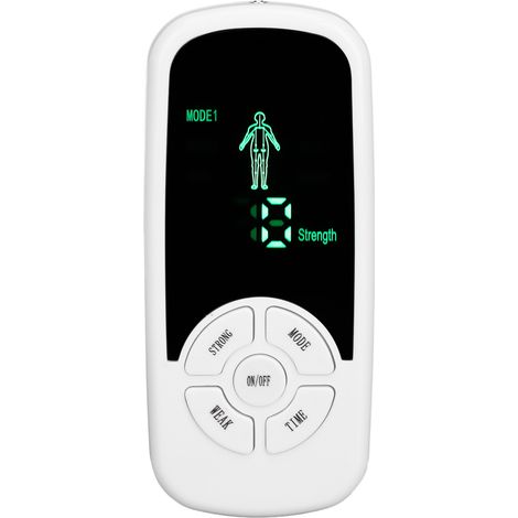 Appareil TENS de stimulation musculaire, électrodes auto-adhésives multifonctionnelles pour le massage, 6 modes de stimulation, stimulateur musculaire numérique pour la nuque (1/5)
