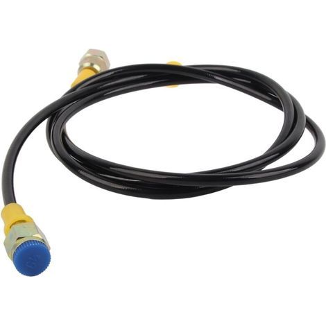 Hydraulic pressure test hose, 1.5 m/4 ft M16x2-1/4BSP, 630 bar test coupling point DN2 (1/5)