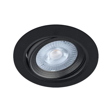 Foco de techo negro 5W IP20 4000K moni Ideus 03859