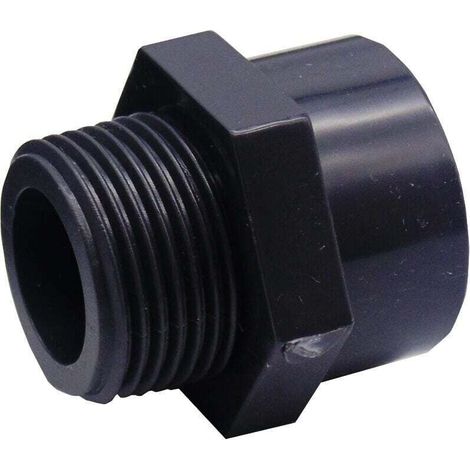 Raccord PVC - Filetage Exterieur DN32 - Diametre Interieur 40 Mm - Pour Plomberie Eau Froide - 1 Unite (1/4)