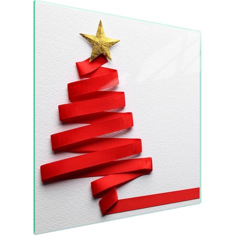 Protezione in vetro per piano cottura 50x52 cm, ideale per Natale (1/5)