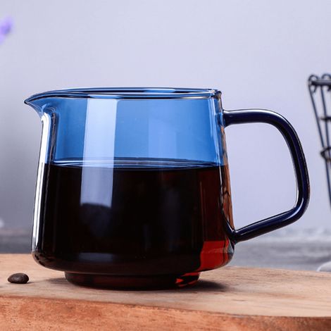 Pitcher A Lait En Verre Résistant À La Chaleur - 300 ml Et 500 ml - Pour Création Latte Art - Compatible Plaque Chauffante Et Micro-ondes - 1 Pièce