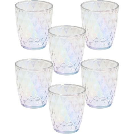 Lot de 6 Verres 320 ml Opal, Verre, Transparent (1/2)