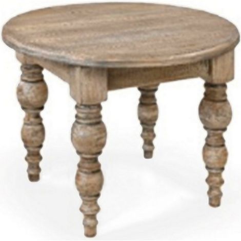 The Rutland Collection Round Dining Table - Wood - L120 x W120 x H76 cm - Brown