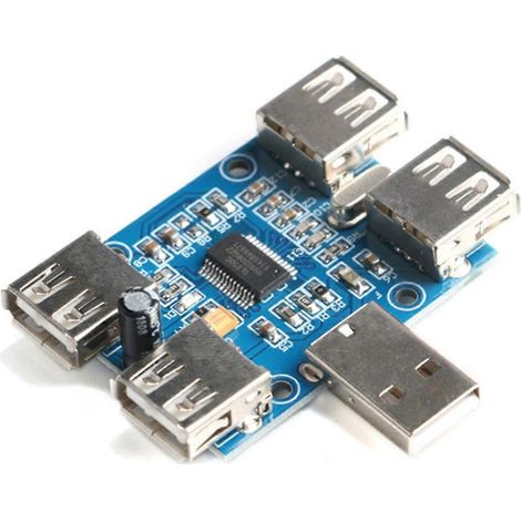 Hub USB 2.0, contrôleur 4 ports, module d'extension USB GL850G