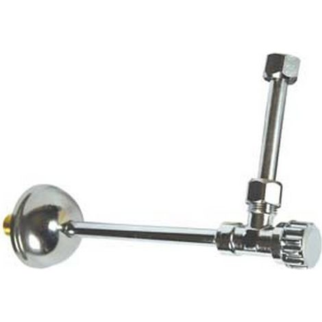 1PZ RUBINETTO PER CASSETTA WC CON DOPPIA CANNETTA  - 3/8"x3/8"