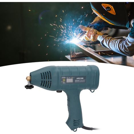 Poste à souder portatif ARC200 + kit de soudage à l'arc avec fil de masse, poste à souder MMA portable, poste à souder numérique IGBT, petit poste à souder portable, mini poste à souder entièrement in (1/5)