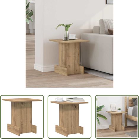 Wohnzimmer -  Beistelltisch Artisan-Eiche 35,5 x 35 x 40 cm Holzwerkstoff (1/5)